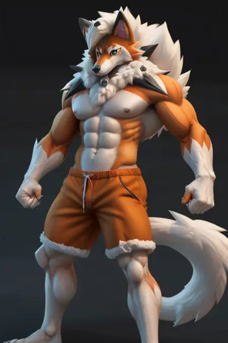 Buff Lycanroc Dusk