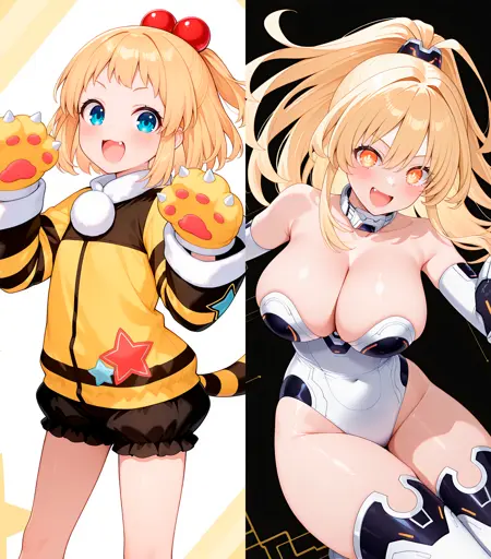 [IL v0.1] Peashy/Yellow Heart - Neptunia Series | ピーシェ 超次元ゲイムネプテューヌ (3+1 customes)