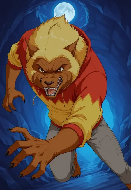 Martin Mystery Werewolf Form (Martin Mystery) - Illustrious