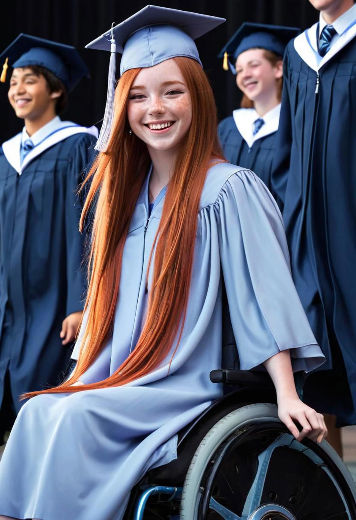 Wheelchair Users for SDXL image