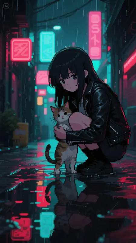 Pixel style_Japanese style