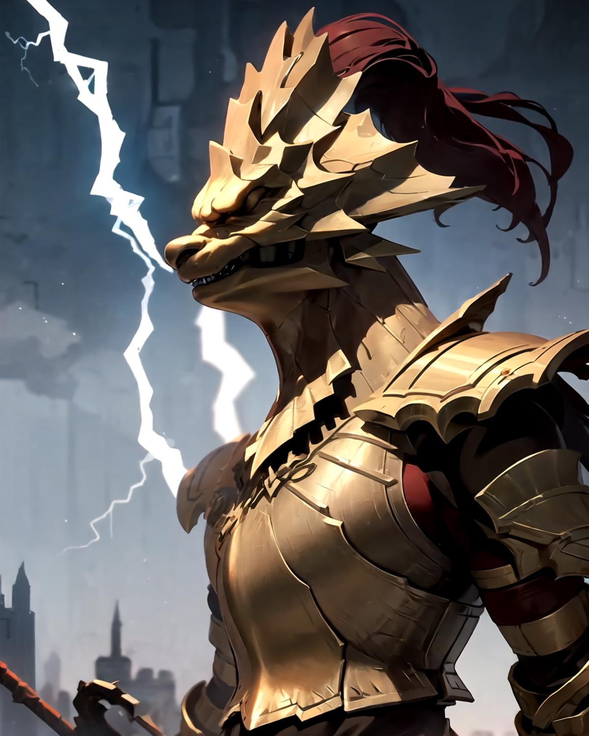 Dragon Slayer Ornstein | Dark Souls  image by Finore