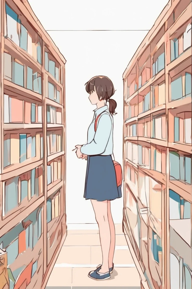 flvcil01_style__lora_style_01_pastel_charm_l1-x_flvcil01_style_1_,_woman__standing,___lifeguard,_colossal,__Old_bookstore_and_sh_20240531_160541_m.e6bb9ea85b_se.29_st.20_c.7_768x1152.webp