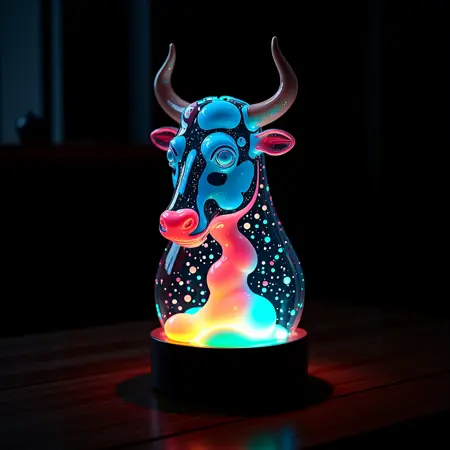 DP Shaped Lava Lamp FLUX