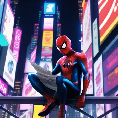 Spidey512 - Web swinging character embedding for 1.5 models and merges!