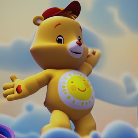 Funshine Bear  & Grumpy Bear (Care Bears AICAL 3D) Pony