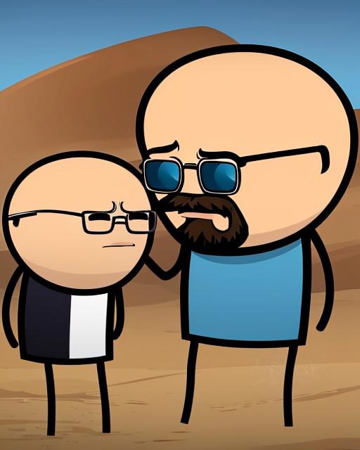 Explosm Cyanide and Happiness style image by smokew