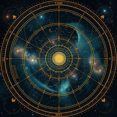 fantasy art style, fantasy star chart, a detailed magical star chart with measurements and constellations, nebulae,