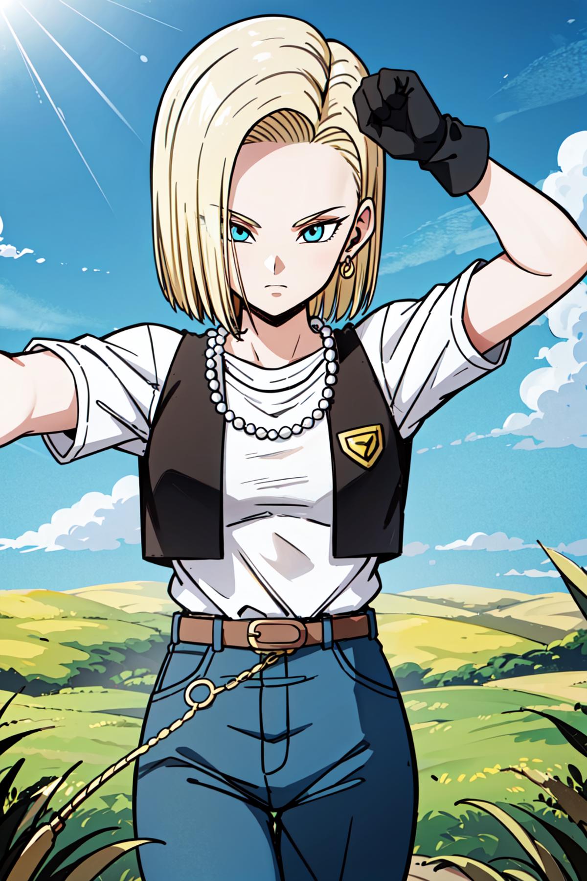 Android 18 - Dragon Ball Z image by HerschelLeVerrier