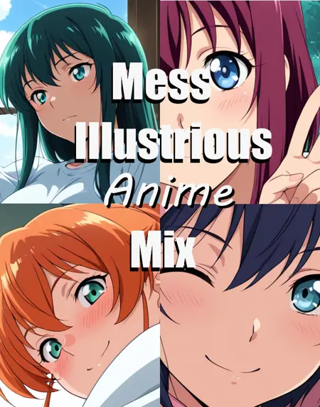 Mess Illustrious Anime Mix