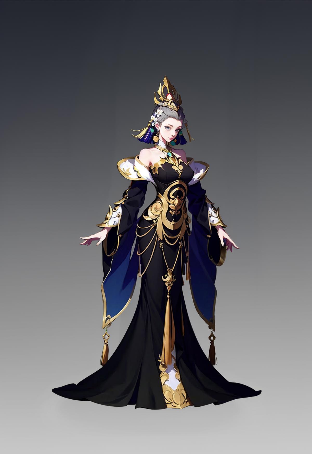 游戏角色立绘（CG Game characters） image by MysteriousEasternpower