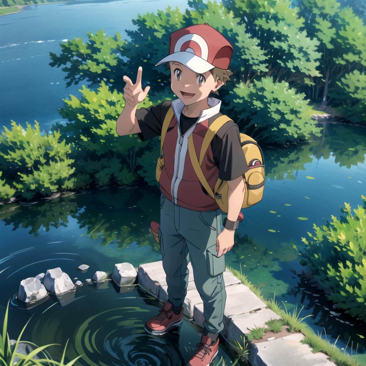 Pokémon Trainer Red image by undi
