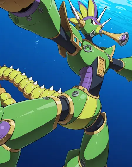 Toxic Seahorse (Mega Man X) (Illustrious) (AD)