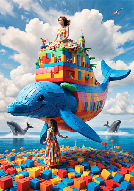 world morph helper collection lego/colored blocks