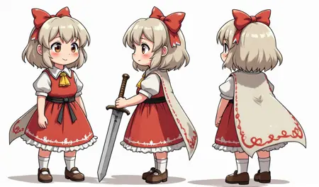 Character Three-View Drawings