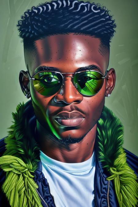 Masterpiece, best quality, hi res, 8k, hi res, 8k,  award winning , (sharp focus, intricate, highly detailed) <lora:ikegwu:0.9> ikegwu, a man in cool sunglasses