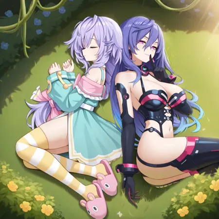 Plutia - Hyperdim. Neptunia (9 Outfits/2 Forms) (Pony+IL)