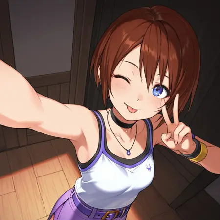 Kairi (Kingdom hearts 1 appearance) Illustrious