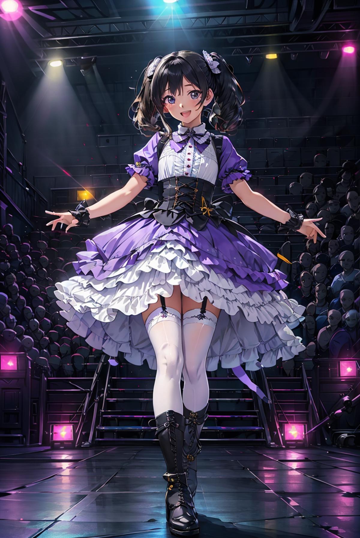 Idol Style Stage Dress Costumes - アイドル風のステージ衣装 ドレスコスチューム  Lora image by cyberAngel_