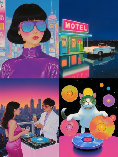 City Pop: Neon, Psychedelic, Retro, Acid, suitable for both Photography & Illustration v1.0
