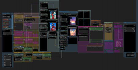 JBOOGX & THE MACHINE LEARNER'S  ANIMATELCM SUBJECT & BACKGROUND ISOLATION via INVERTMASK VID2VID + HIGHRESFIX v 2.0 - UPDATED IPADAPTER