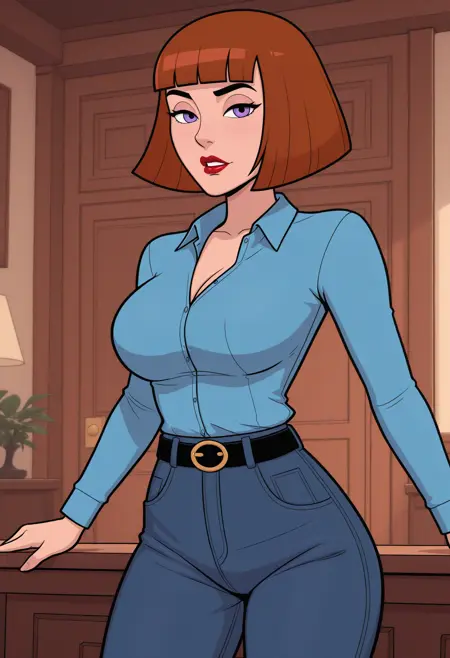 Madeline “Maddie” Fenton, mother of Jazz and Danny, (Danny Phantom), LoRA, PonyXL | IllustriousXL