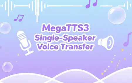 MegaTTS3 Single-Speaker Voice Transfer
