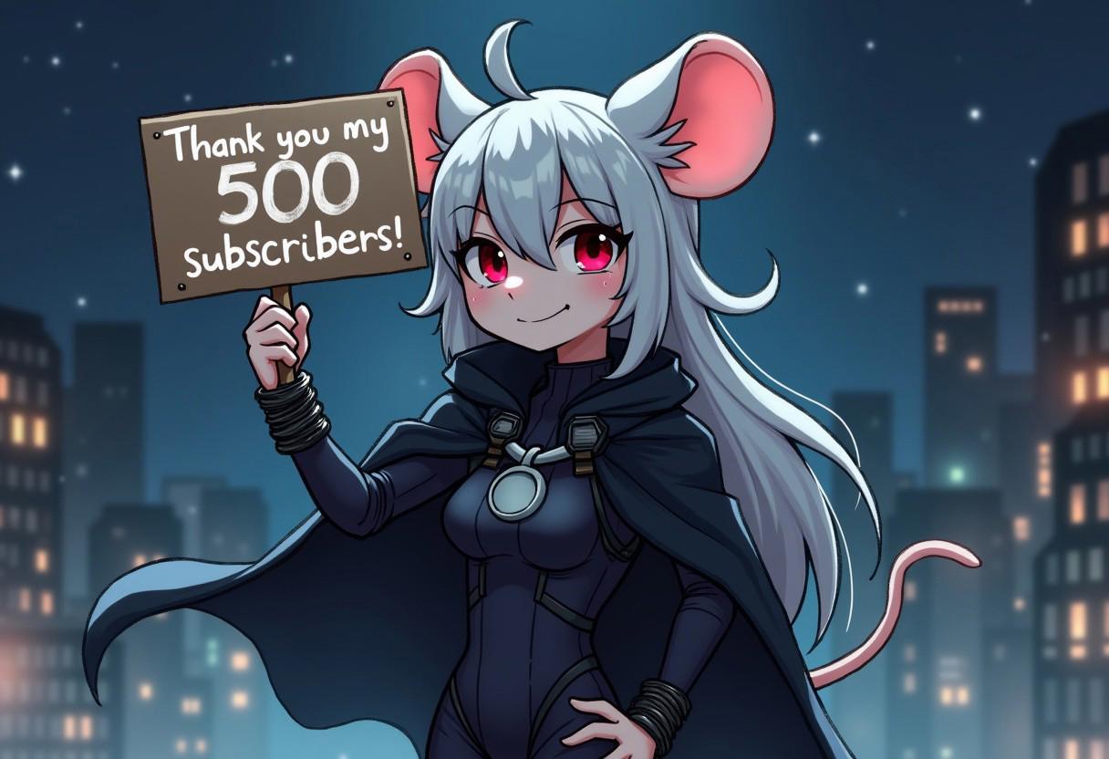 Thank you, my followers! Thanks for 500!
