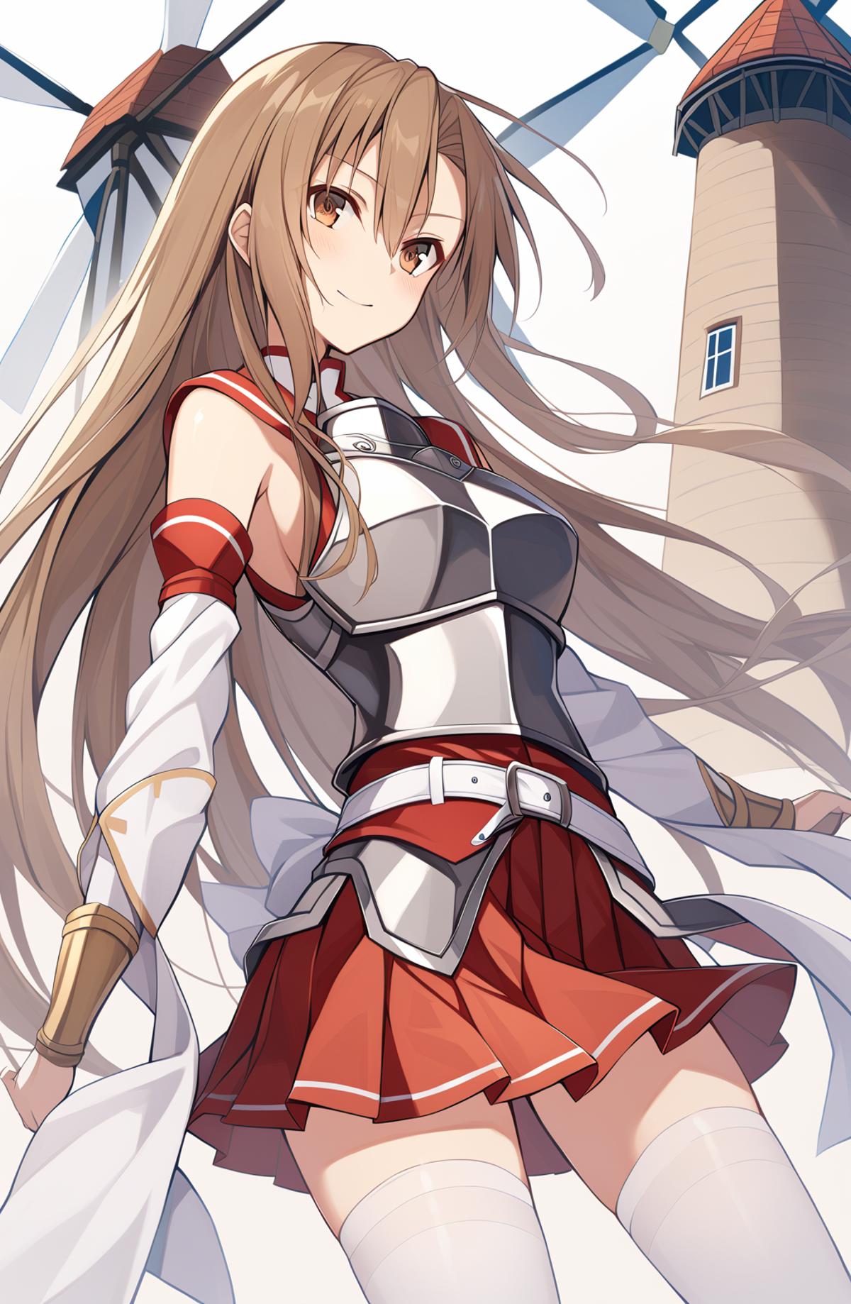 Asuna-SAO  （Sword Art Online-Yūki Asuna） 亚丝娜 image by poi3water