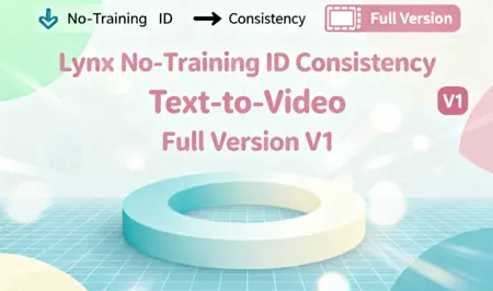 Lynx No-Training ID Consistency Text-to-Video Full Version V1