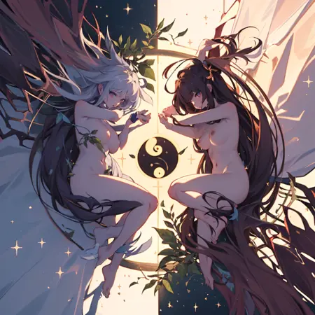 duality yin yang circle | 二元性——阴阳