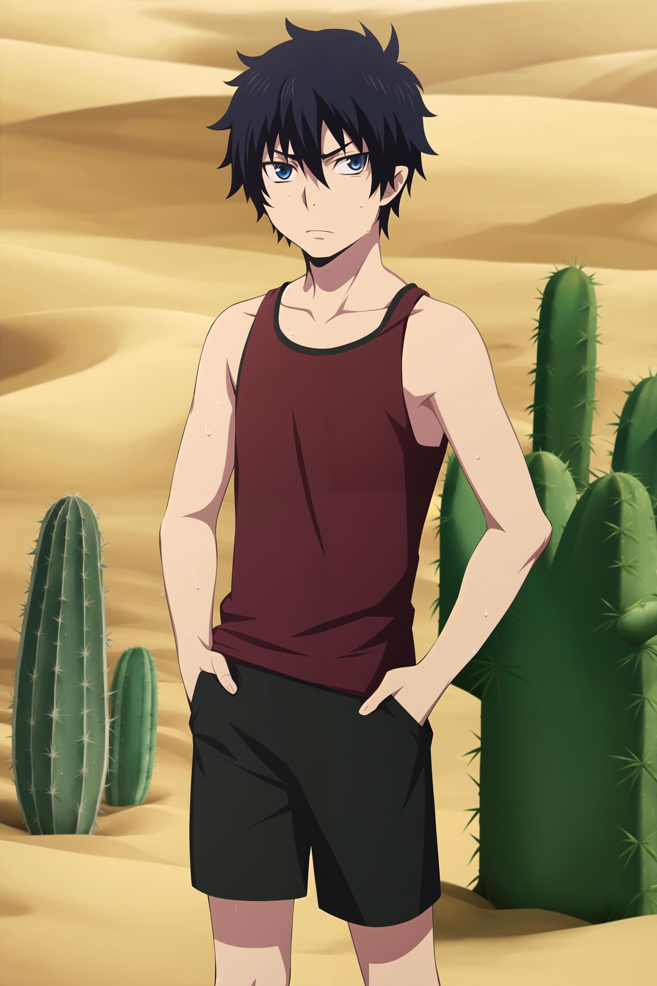 Rin Okumura / Ao no Exorcist image by mrtanooki