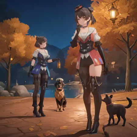 Troupe of Fools outfit (Wuthering waves)