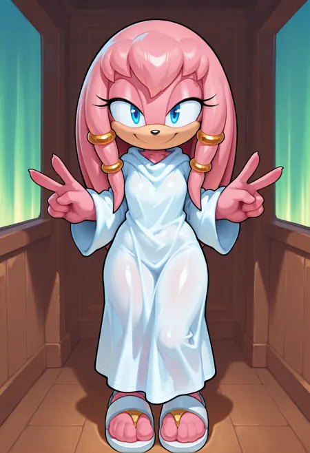 Aurora the Echidna (Sonic) pony/illustrious