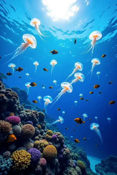 DJ_Marine Scene Generation_Undersea Creature Drawing