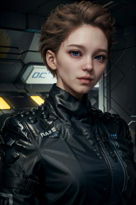 (masterpiece, best quality)
1girl, solo, short hair, blue eyes, brown hair, upper body, science fiction, realistic, cyberpunk, FragileDeathStranding
<lora:epi_noiseoffset2:1>  <lora:add_detail:0.7>   <lora:FragileDeathStranding:0.8>