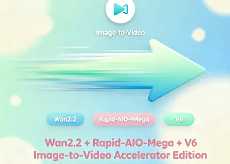Wan2.2 + Rapid-AIO-Mega + V6 Image-to-Video Accelerator Edition