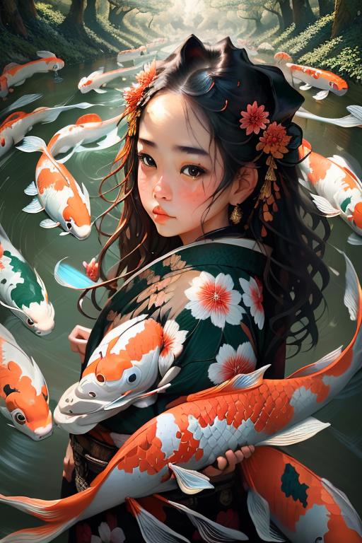 绪儿-锦鲤 Koi image by Manuka