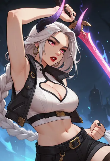 Lucille Embersong - Half Succubus Half Human OC