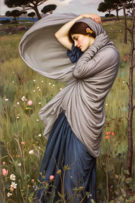 Pre-Raphaelite Brotherhood: John Williams Waterhouse Portrait Style