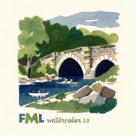 FML watercolor landscapes nature outdoors art style