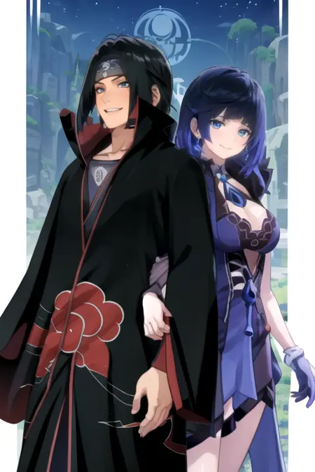 Itachi Uchiha x Yelan (Naruto x Genshin Impact)
