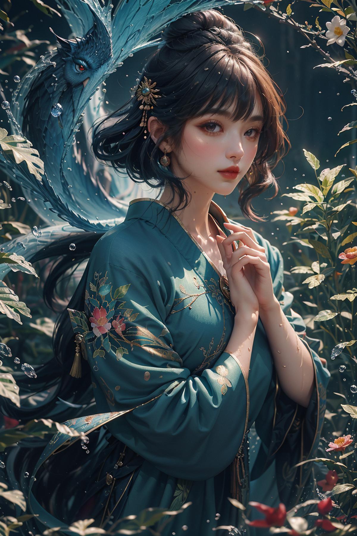 涟漪荡漾 | 水神共工氏Gonggongshi image by CN_LeePoet