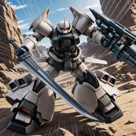 Mobile Suit Gundam MS-07H-8 グフフライトタイプ [GOUF Flight Type] v1.0