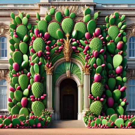 Buckingham palace <lora:Prickly Pear Style v1:1>, Prickly Pear Style,