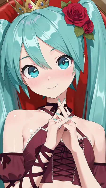 初音未来 [复古连衣裙]-博歌乐（Hatsune Miku [Vintage Dress]-Vocaloid）