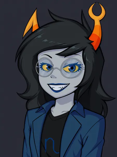 Psicarii artist style + Vriska Serket (Homestuck) Character
