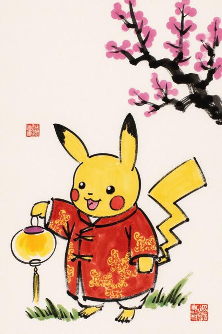 Feng Zikai Chinese ink painting 丰子恺 传统中国水墨画 v1.0