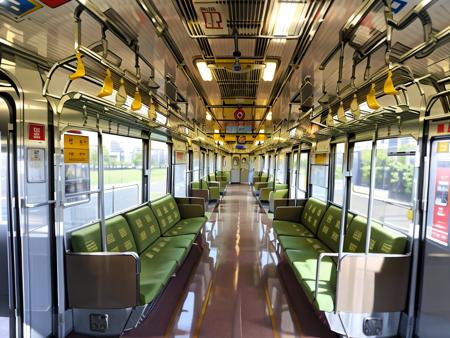 masterpiece, best quality, ultra-detailed, illustration,
JNR205, train interior, indoors, scenery, photorealistic, 
 <lora:JRE205_test4:1>