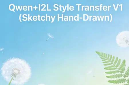 Qwen+I2L Style Transfer V1 (Sketchy Hand-Drawn)